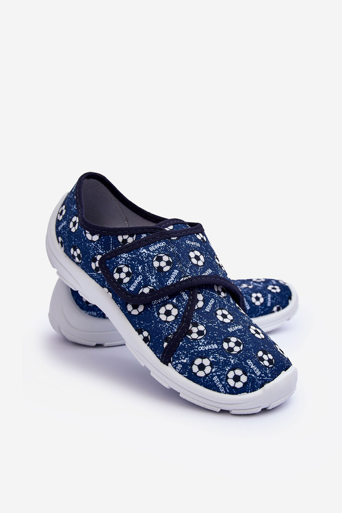 Papcie Chłopięce Piłki Niebieskie Befado 974Y509