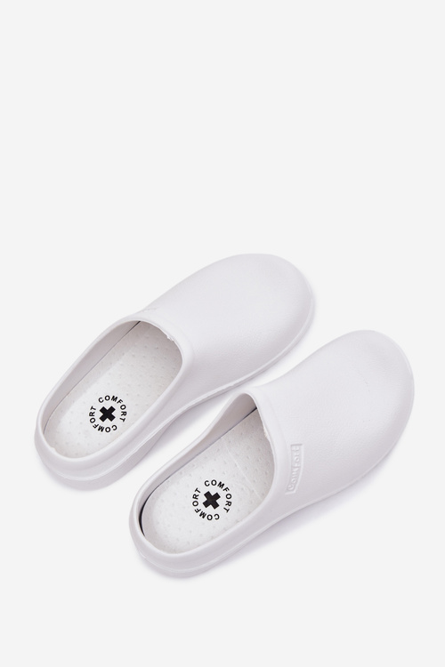 Foam slippers women's white Parissa