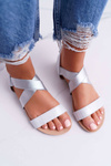 Women's Elegant Silver Sandals Carme