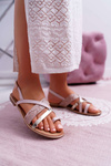 Women's Flat Sandals Elegant Pink Beathe