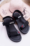 Women's Big Star Velcro Sandals Black DD274A282