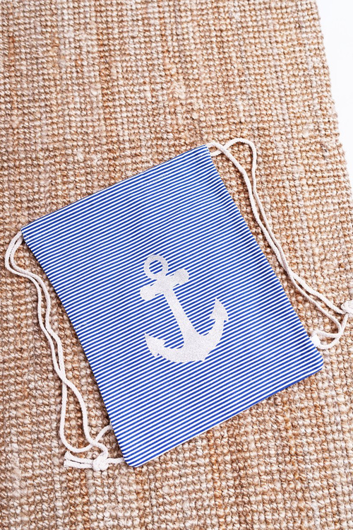 Women's Navy Handbag Blue Beach Bag