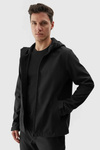 Kurtka Męska Softshell Z Kapturem 4F 4FWAW24TSOFM283-20S Czarna