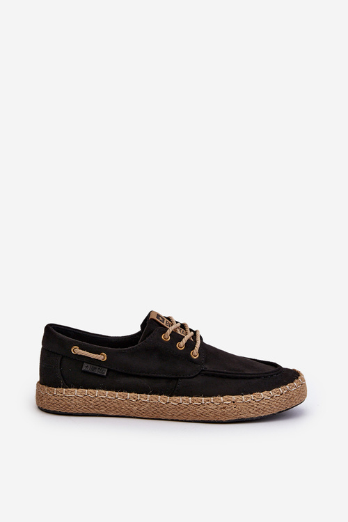 Men's lace-up espadrilles Big Star NN174051 Black