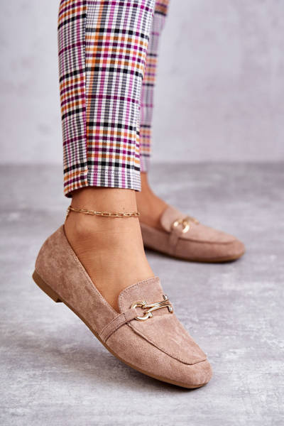 Suede Classic Loafers Dark Beige Roddie