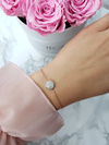 Women's Chain Bracelet Circle Rose Gold Selene