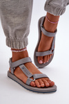 Women's Sport Sandals 4FRSS24FSANF054-20S Grey