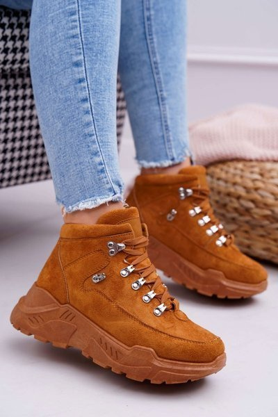 Women's Sports High Boots Camel Unreal