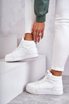 Women's High Sport Shoes White Trisa