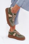 Women's Platform Sneakers Green Dovina
