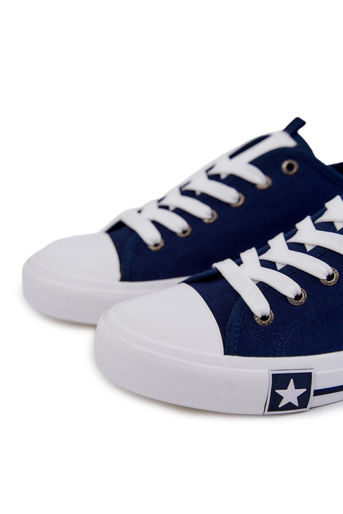 Men's Low Sneakers Big Star JJ174138 Navy blue