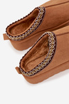 Children Youth Snow Boots With Embroidery On Platform Camel Jolisse