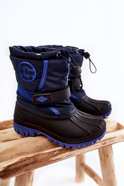 Dziecięce Śniegowce Ocieplane Lee Cooper LCJ-21-44-0522 Granatowe