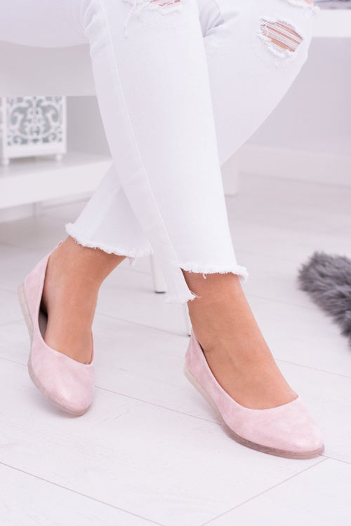 Sergio Leone Women's Pink Makalu Ballerinas