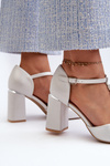 Sandals With Rhinestones Silver Aniya