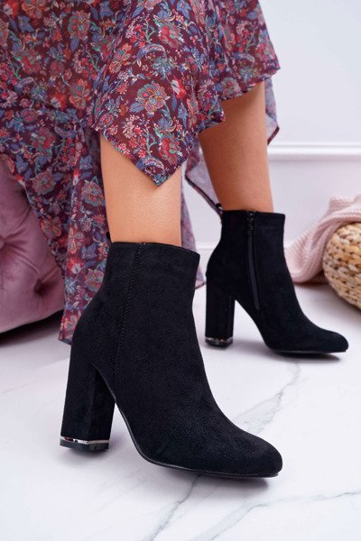 Women's Heeled Boots Black Sadie