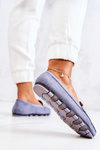 Women's Suede Loafers Blue Madelyn