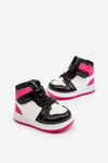 Children's Shiny Sports Shoes Pink and White Milara