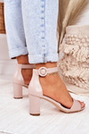 Women's Stiletto Sandals Powder Pink Lexi