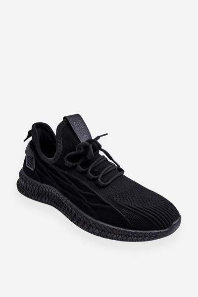 Sneakersy Męskie Wsuwane Czarne Big Star LL174336