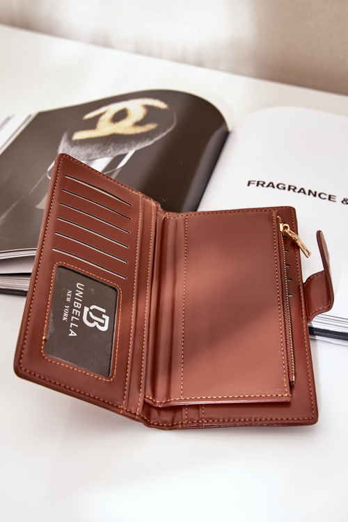 Brown Eco Leather Women's Wallet Kalinessa