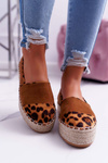 Espadryle Damskie Camel Platforma Ringer