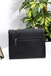 Ladies Handbag Black Classic with Chain
