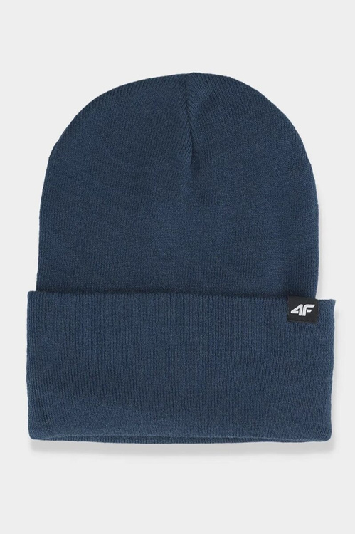 4F Men's Winter Double-Layer Hat 4FAW23ACAPM316-31S Navy