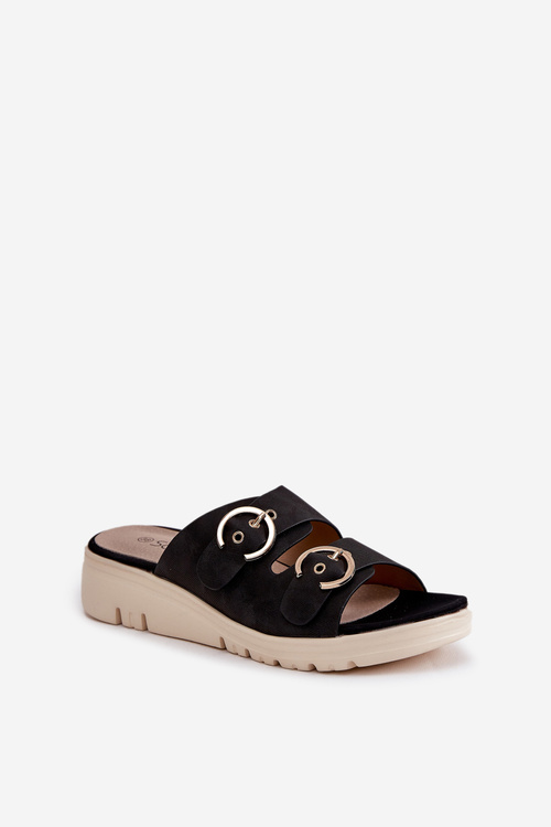 Women's Platform and Wedge Sandals Black Vimarils