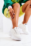 Platform Sneakers White Sallie