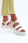 Women's Sandals on Chunky Sole White Nicarda