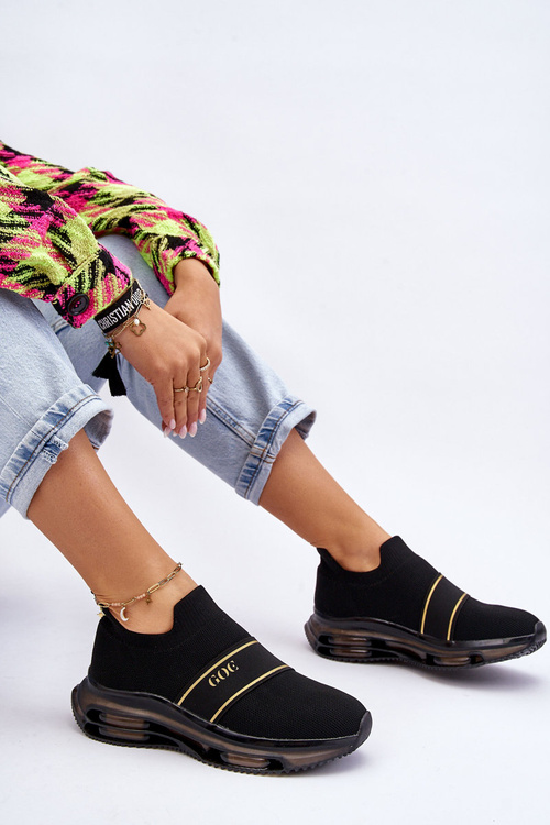 Damskie Wsuwane Sportowe Buty GOE LL2N4032 Czarne