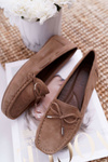 Women's Suede Comfort Moccasins Khaki Buggy