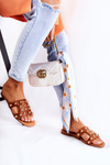 Women's Classic Slippers With Ornaments Brown Scotlyn