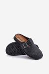 Comfortable Men's Slippers With Buckle Inblu Graphite SI000019