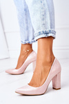 Satin Pumps Lewski Shoes 2453 Pink