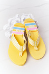 Women's Sliders Flip-Flops Big Star HH274A055 Yellow