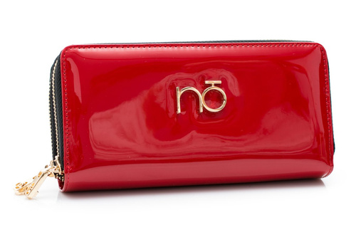 Large Women's Red Lacquered Nobo Wallet
