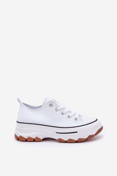 Low Women's Sneakers On Platform White Aradwin