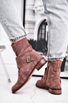 Women’s Boots Suede Light Brown Nicole 2591