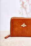 Women's Small Wallet With Ornament Light Brown Sanchos