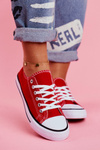 Classic Women's Sneakers Red Omerta 
