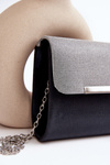 Black Clutch Bag with Chain Onelia