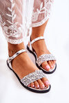 Classic Women's Sandals With Ornaments Silver Florella