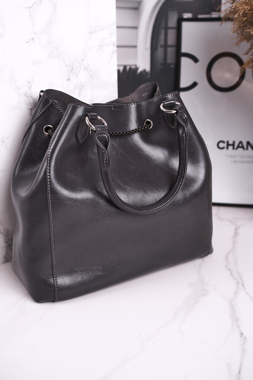 Elegancka Damska Torba z Kosmetyczką MONNARI BAG5810-019 Szara