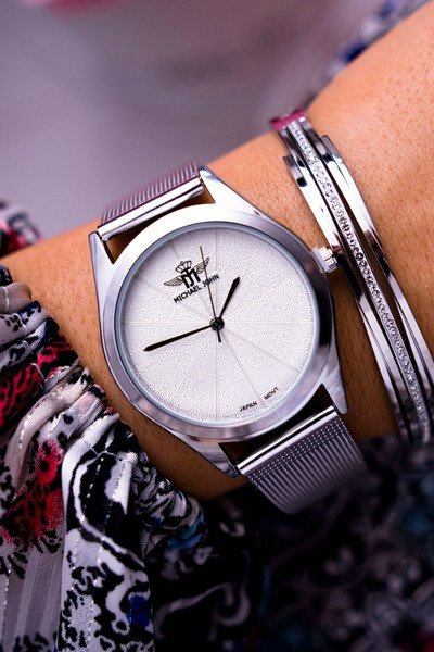 Women's Watch Michael John Silver Armedana