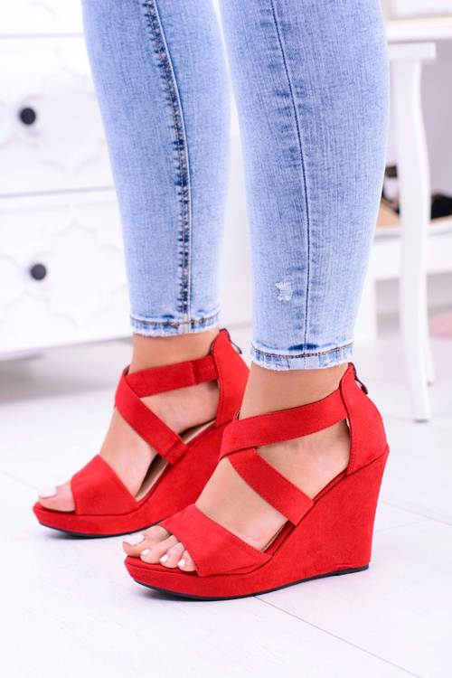 Comfortable Women's Red Sandals Anchor Sandals Mirabet