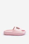 Light Women's Foam Flip-Flops With Teddy Bear Pink Lia