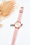 Women's Michael John Classic Belt Watch Pink