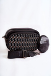 Women's Messenger Bag 3w1 GOE ZNJ031 Black